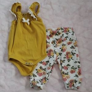 Baby Girl Floral Outfit